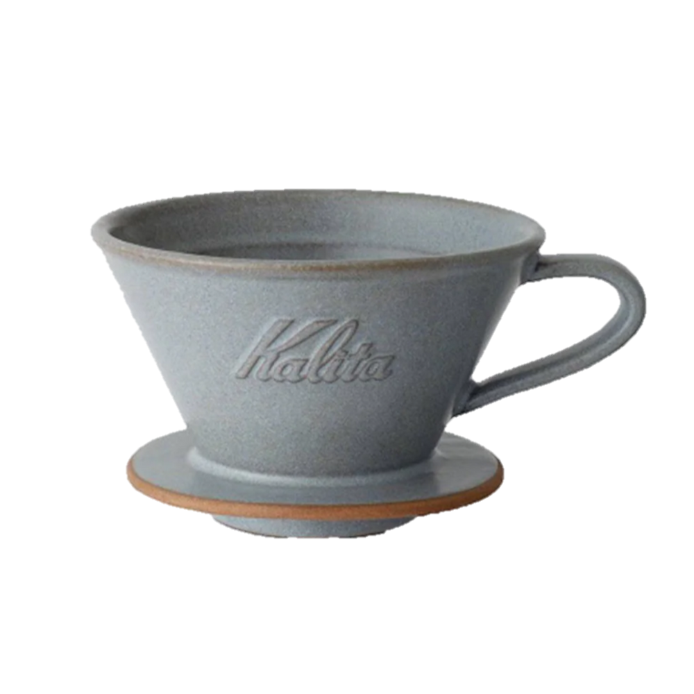 KALITA . DACHI . Mino-Yaki Ceramics Dripper MI185 . Sand Grey