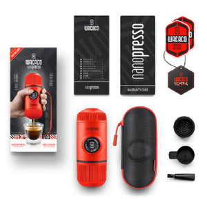 Nanopresso Portable Espresso Machine | Lava Red